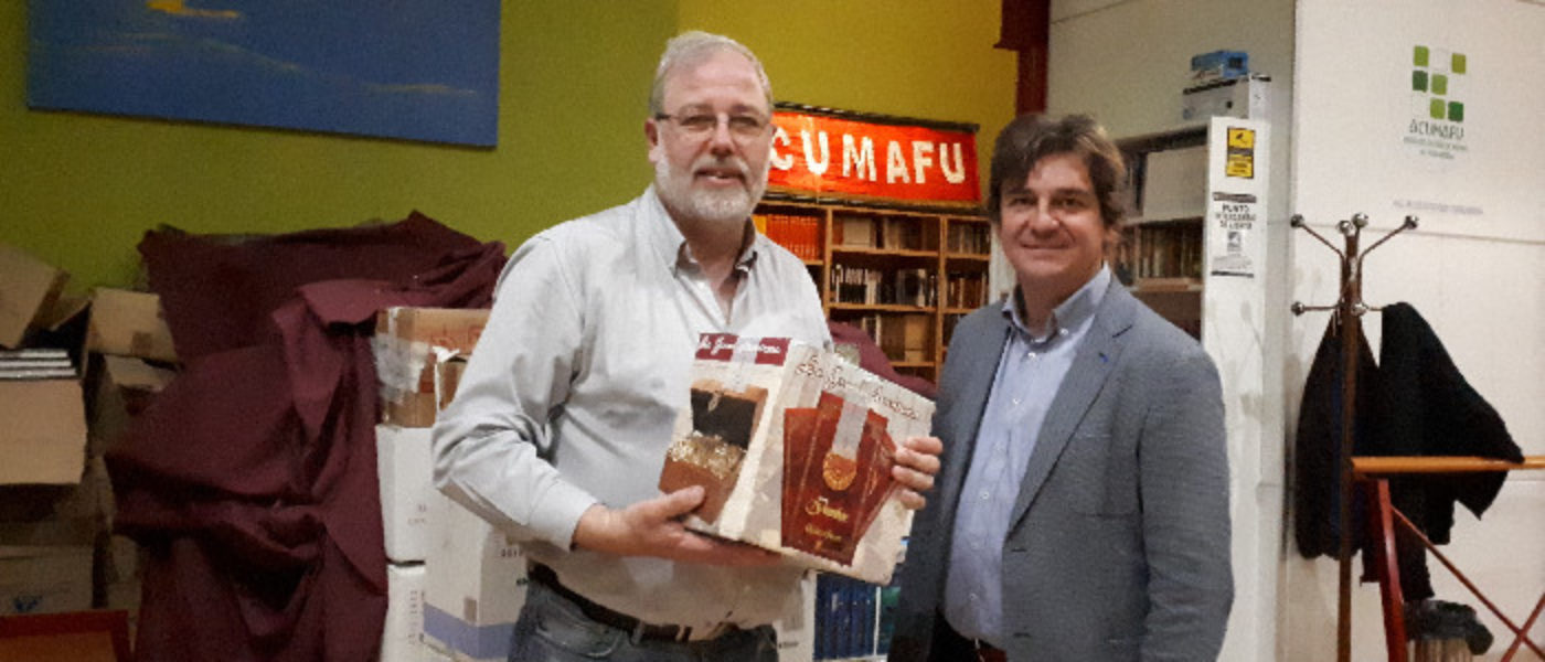 Signo editores dona 4.600 libros para las bibliotecas de Acumafu